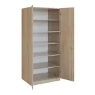 Q 25-80 skříň šatní, 2-dvéřová, 800x600x1800mm, dub bardolino